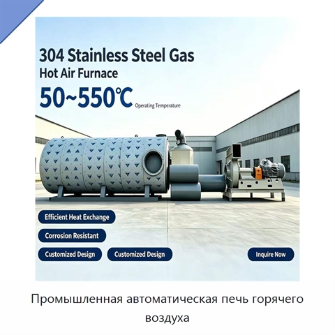 Промышленная автоматическая печь горячего воздуха
