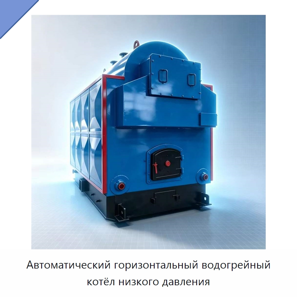 Автоматический горизонтальный водогрейный котёл низкого давления — Котлы и комплектующие