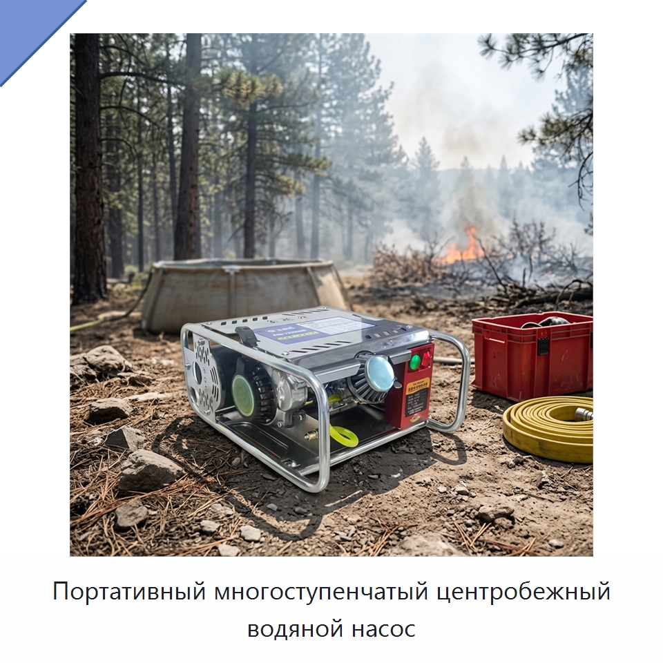 Портативный многоступенчатый центробежный водяной насос — Насосы