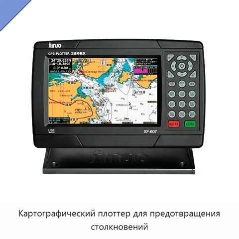 Картографический плоттер для предотвращения столкновений