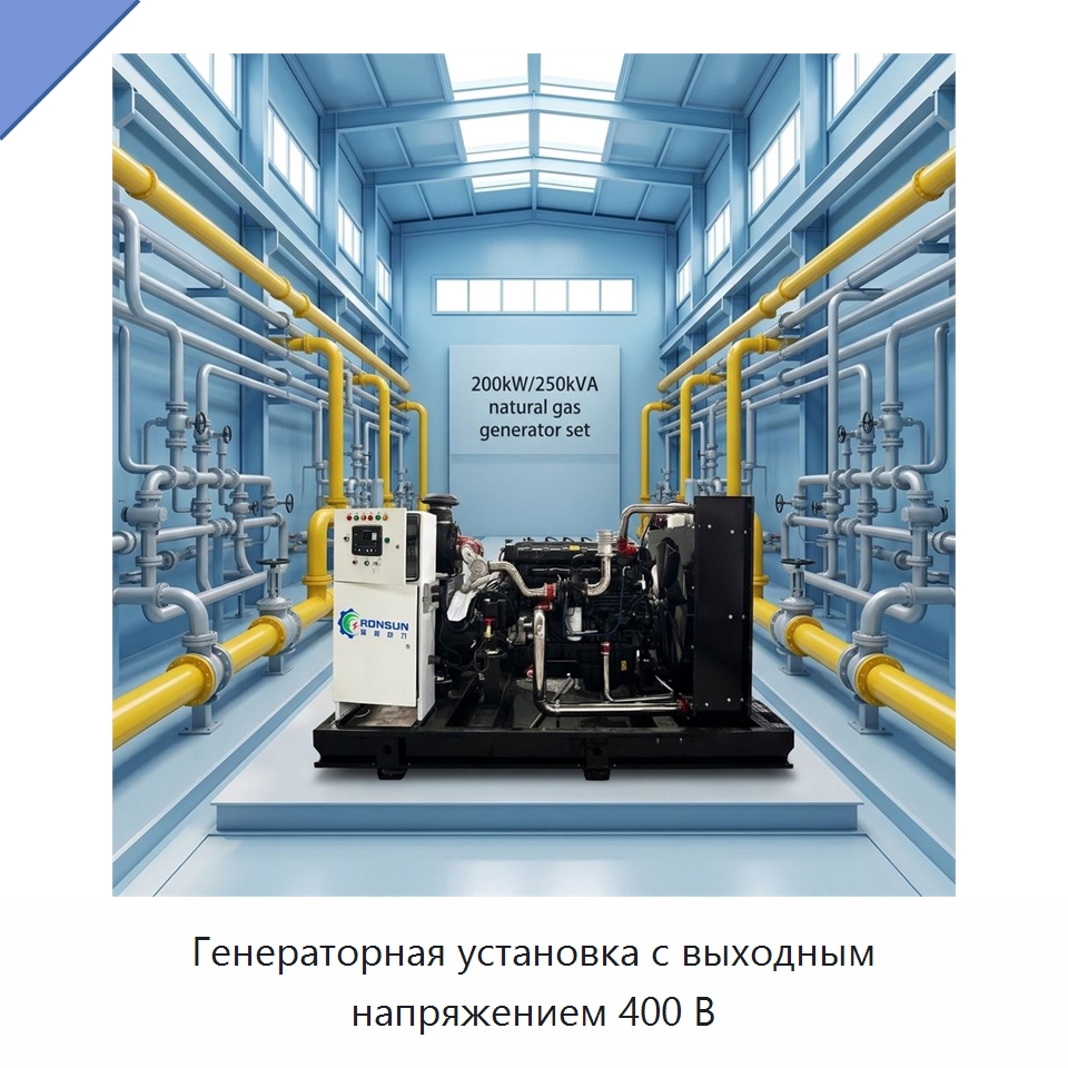 Генераторная установка с выходным напряжением 400 В — Газотурбинные генераторы