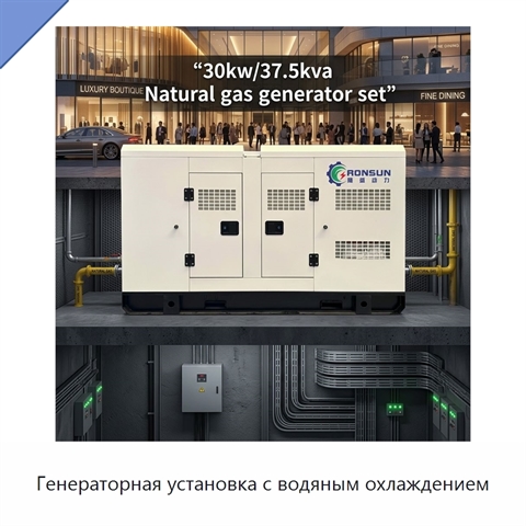 Генераторная установка с водяным охлаждением