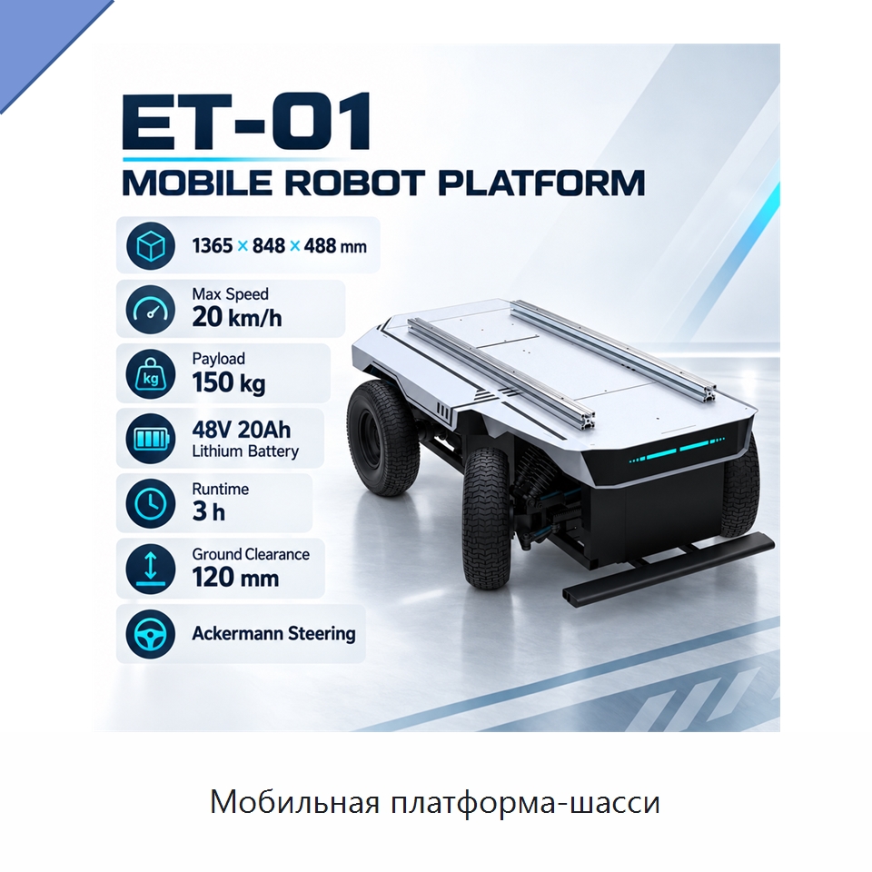 Мобильная платформа-шасси — Логистические роботы