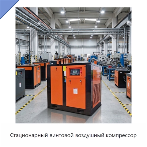 Стационарный винтовой воздушный компрессор