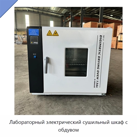 Лабораторный электрический сушильный шкаф с обдувом