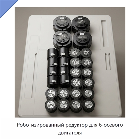 Роботизированный редуктор для 6-осевого двигателя