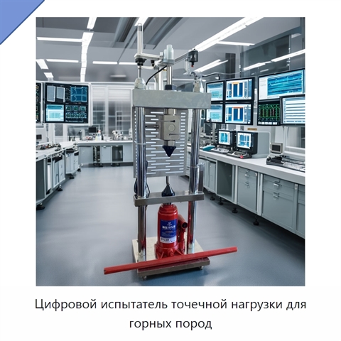 Цифровой испытатель точечной нагрузки для горных пород