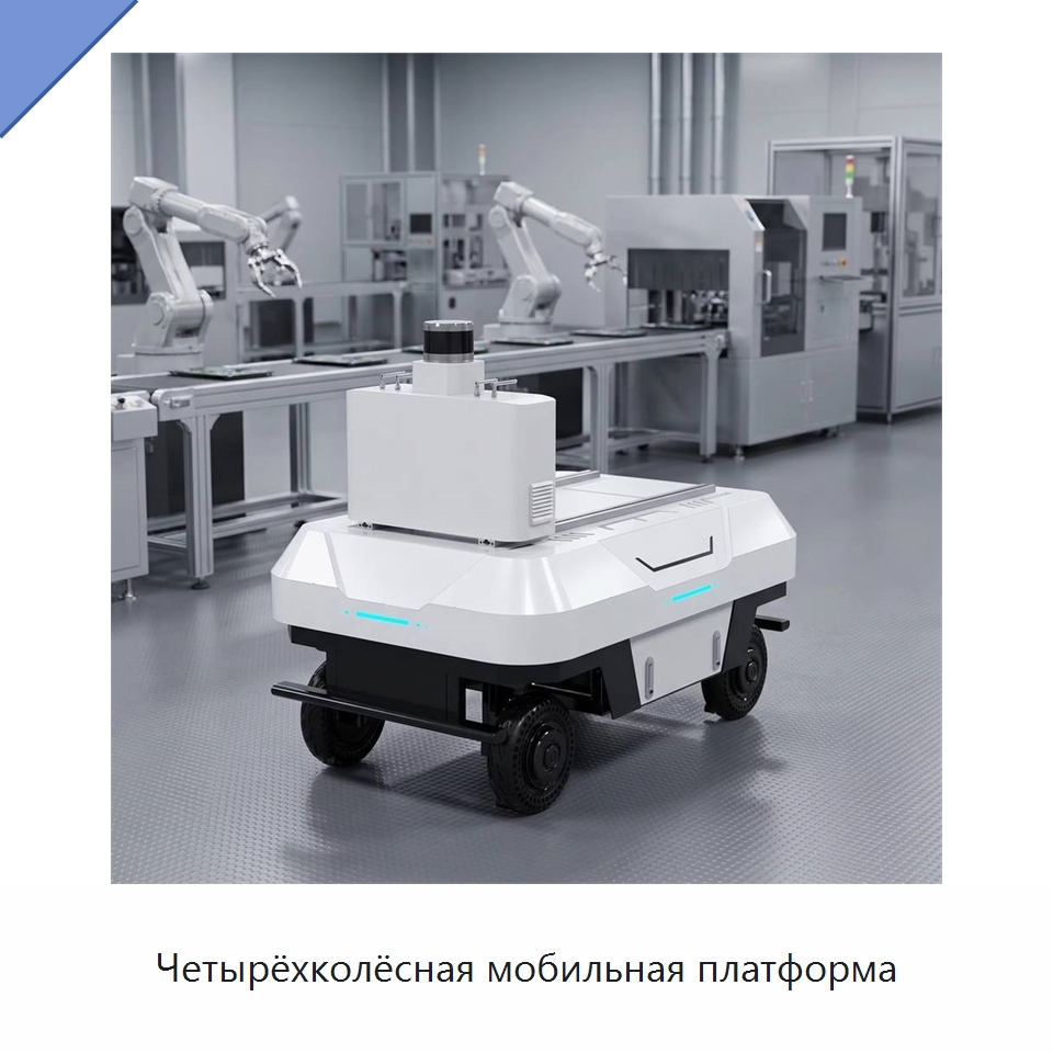 Четырёхколёсная мобильная платформа — Шарнирные роботы