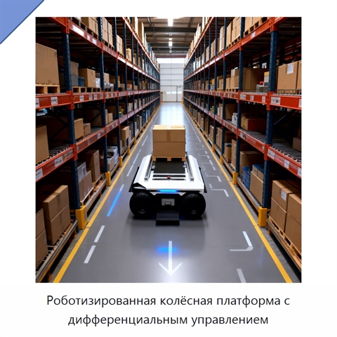 Роботизированная колёсная платформа с дифференциальным управлением