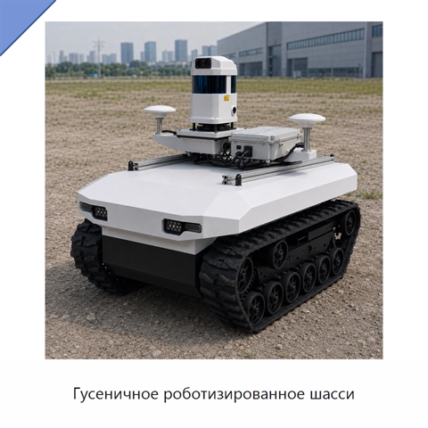 Гусеничное роботизированное шасси