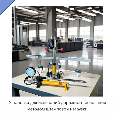 Установка для испытаний дорожного основания методом штамповой нагрузки