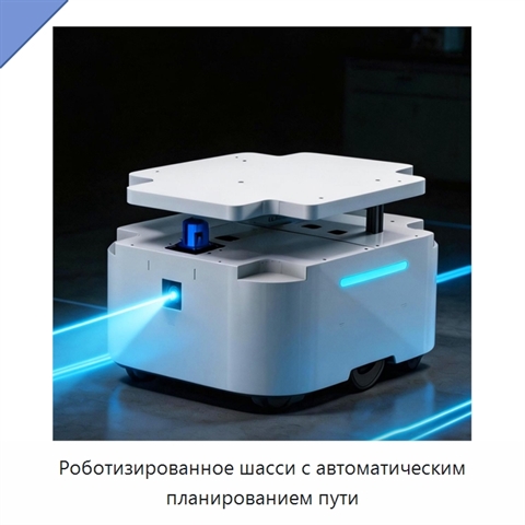 Роботизированное шасси с автоматическим планированием пути