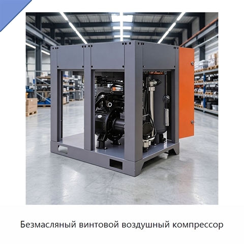 Безмасляный винтовой воздушный компрессор