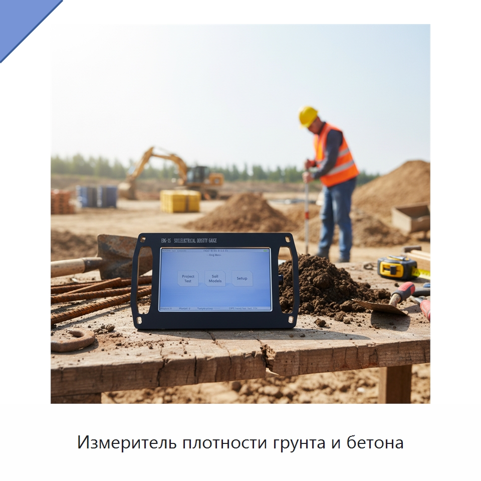 Измеритель плотности грунта и бетона — Испытательное оборудование