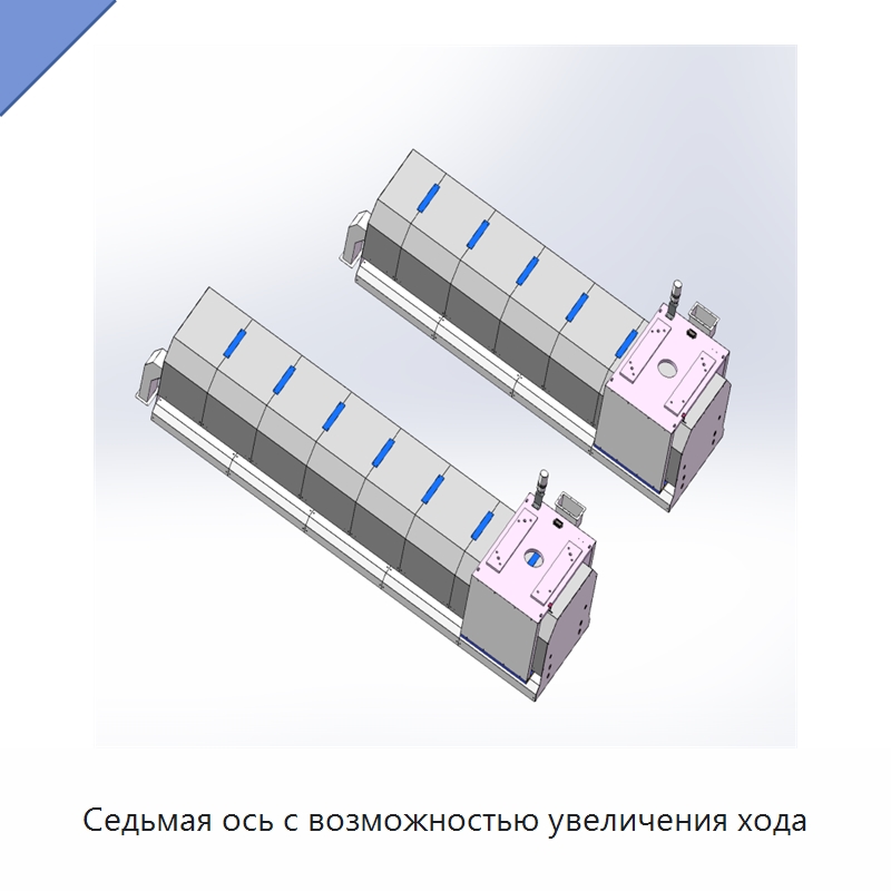 Седьмая ось с возможностью увеличения хода — Специальные машины и промышленное оборудование