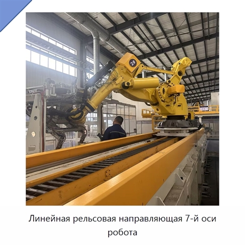 Линейная рельсовая направляющая 7-й оси робота
