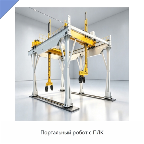 Портальный робот с ПЛК
