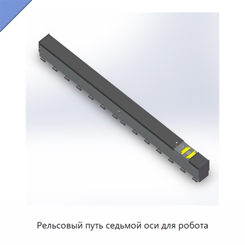 Рельсовый путь седьмой оси для робота