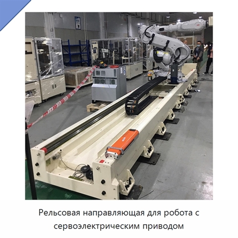 Рельсовая направляющая для робота с сервоэлектрическим приводом