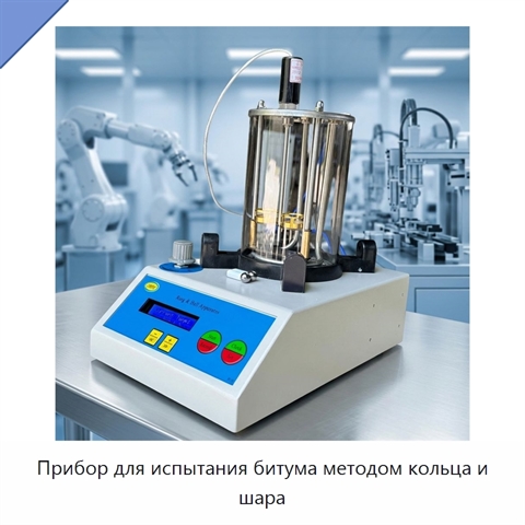 Прибор для испытания битума методом кольца и шара