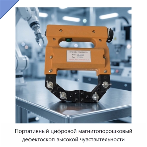 Портативный цифровой магнитопорошковый дефектоскоп высокой чувствительности