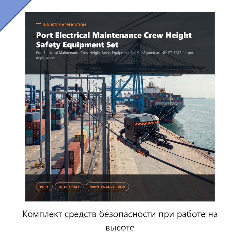 Комплект средств безопасности при работе на высоте — Специальные изделия среднего и высокого напряжения