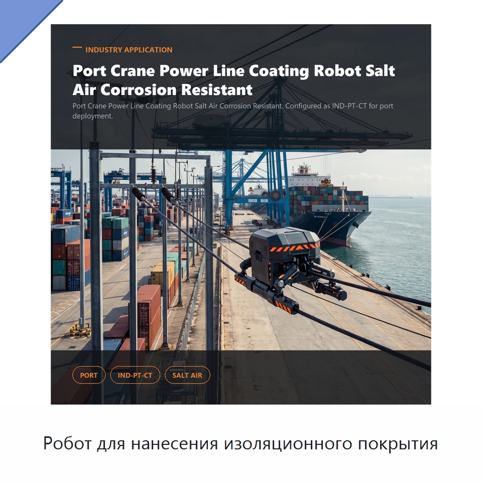 Робот для нанесения изоляционного покрытия — Специальные изделия среднего и высокого напряжения