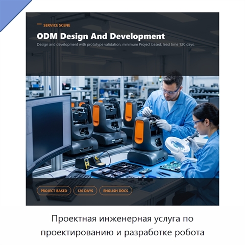 Проектная инженерная услуга по проектированию и разработке робота