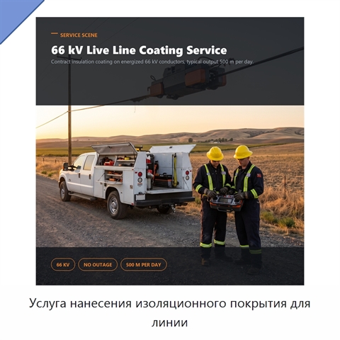 Услуга нанесения изоляционного покрытия для линии