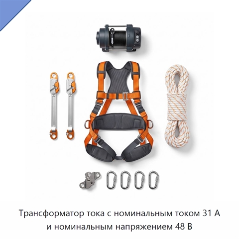 Трансформатор тока с номинальным током 31 А и номинальным напряжением 48 В