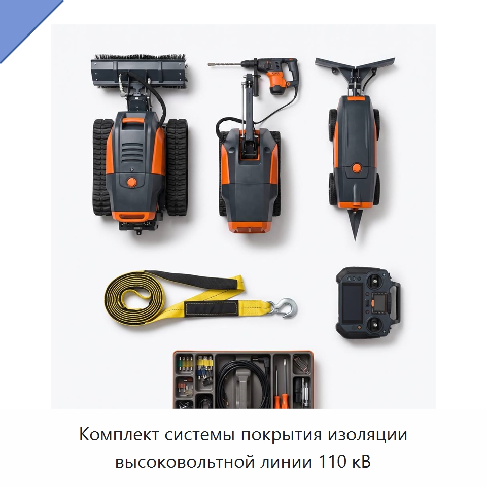 Комплект системы покрытия изоляции высоковольтной линии 110 кВ — Специальные изделия среднего и высокого напряжения