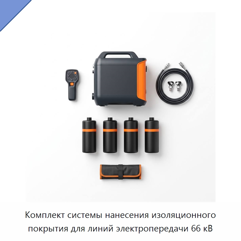 Комплект системы нанесения изоляционного покрытия для линий электропередачи 66 кВ — Специальные изделия среднего и высокого напряжения