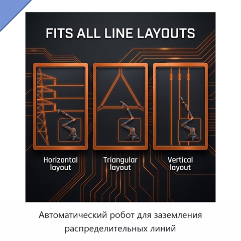 Автоматический робот для заземления распределительных линий