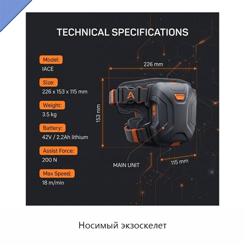 Носимый экзоскелет