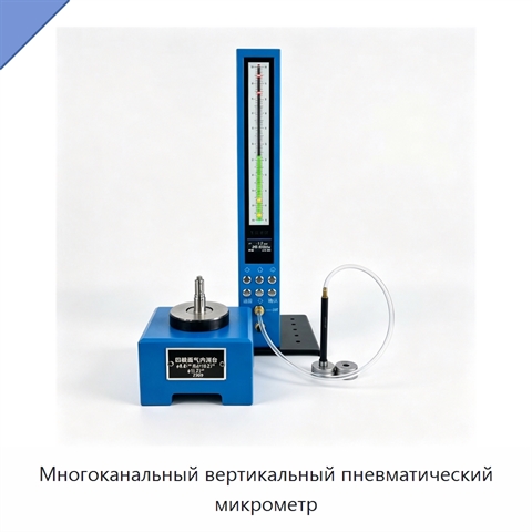 Многоканальный вертикальный пневматический микрометр