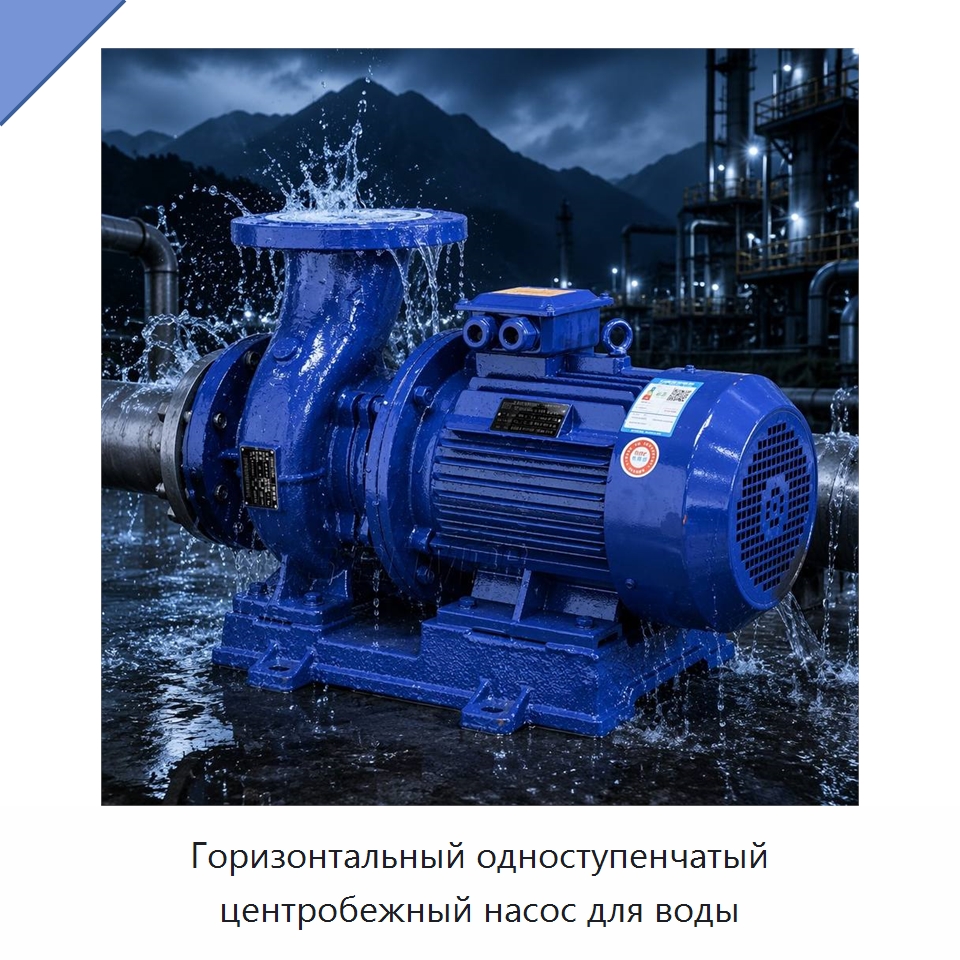 Горизонтальный одноступенчатый центробежный насос для воды — Насосы