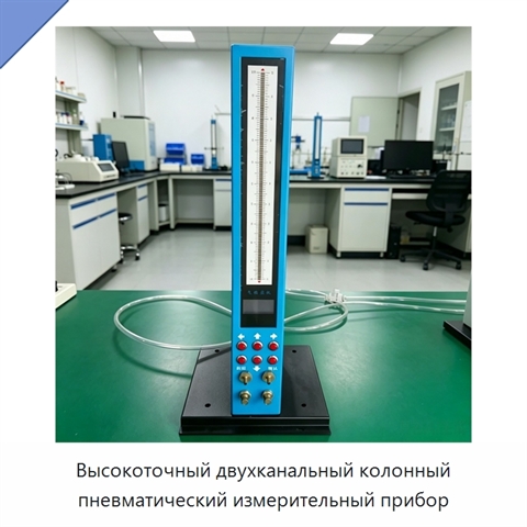 Высокоточный двухканальный колонный пневматический измерительный прибор