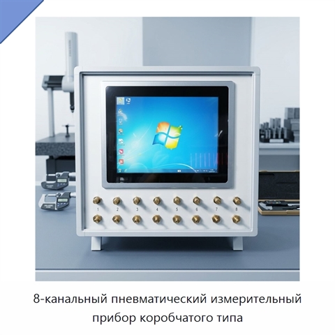 8-канальный пневматический измерительный прибор коробчатого типа