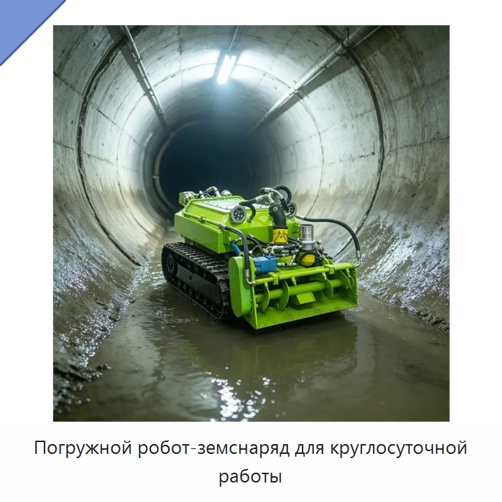 Погружной робот-земснаряд для круглосуточной работы — Коммунальная техника