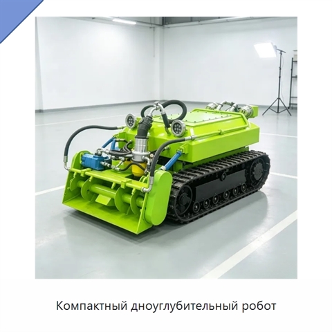 Компактный дноуглубительный робот