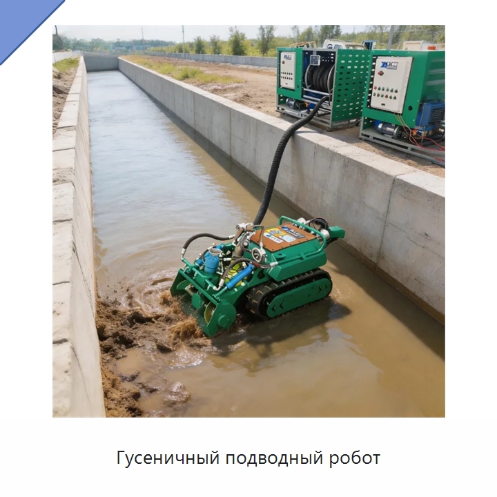 Гусеничный подводный робот — Коммунальная техника