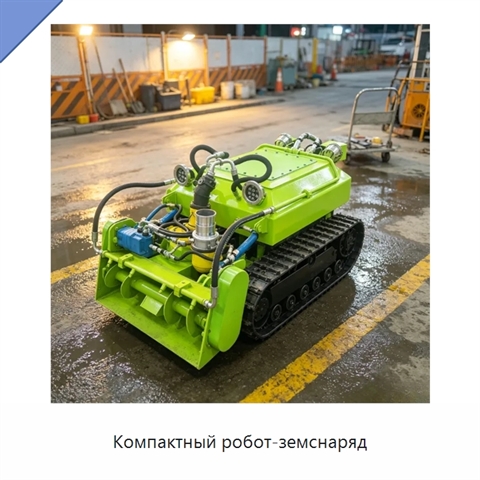 Компактный робот-земснаряд