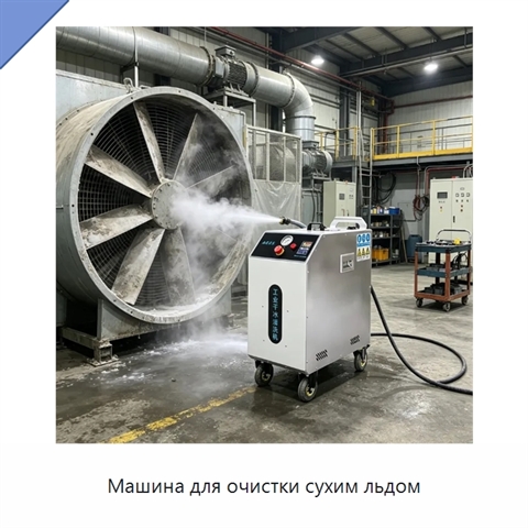Машина для очистки сухим льдом