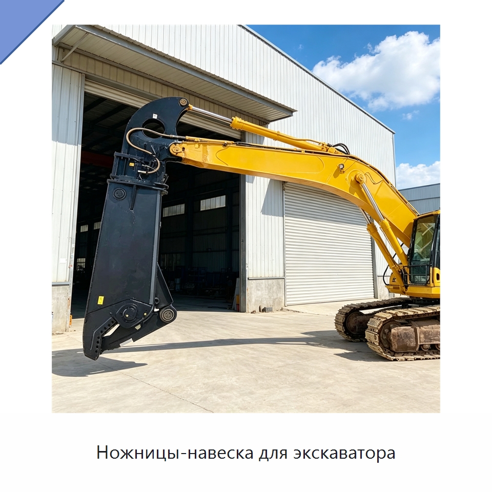 Ножницы-навеска для экскаватора — Навесное оборудование для строительной техники