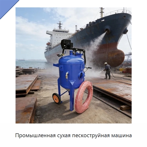 Промышленная сухая пескоструйная машина