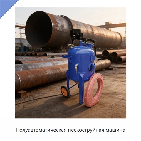 Полуавтоматическая пескоструйная машина