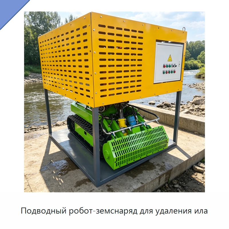 Подводный робот-земснаряд для удаления ила — Коммунальная техника
