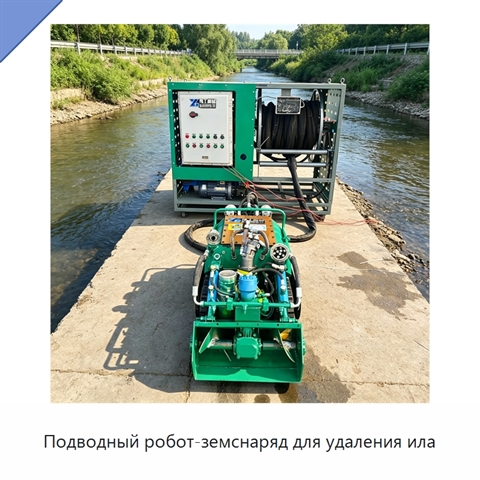 Подводный робот-земснаряд для удаления ила