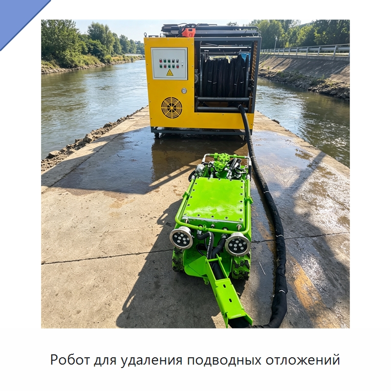 Робот для удаления подводных отложений — Коммунальная техника