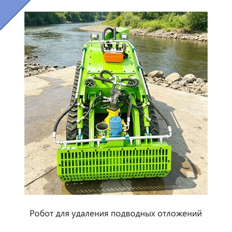 Робот для удаления подводных отложений